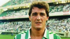 Poli Rincón, con la camiseta del Betis.