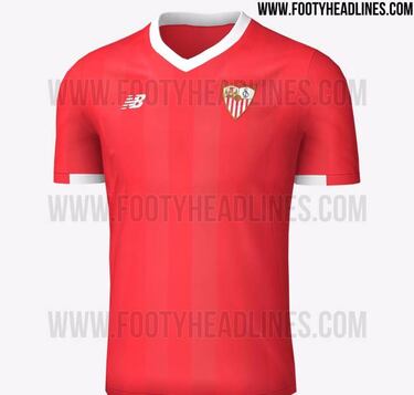 Se filtra la posible segunda camiseta del Sevilla