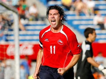 Marcelo Salas (Chile): 18 goles, en 32 partidos, con un promedio de 0,56.