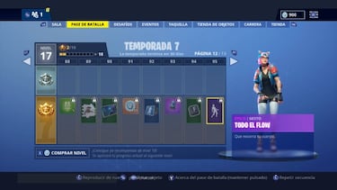 Fortnite Temporada 7: Todos los skins y recompensas del Pase de Batalla