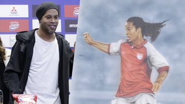 Lo mejor de la rueda de prensa de Ronaldinho en Colombia