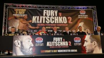 Tyson Fury y Wladimir Klitschko.