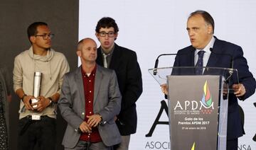 Premio Responsabilidad Social a LaLiga Genuine. Javier Tebas presidente de LaLiga.