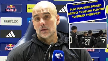 Guardiola carga contra la islamofobia tras la nueva política en la Premier para los musulmanes