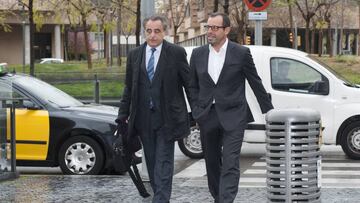 Sandro Rosell entra en los juzgados de La Ciudad Judicial por el caso de MediaPro.