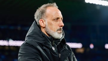 Pellegrino Matarazzo, en su debut como entrenador de la Real Sociedad en el partido contra el Atlético de Madrid.