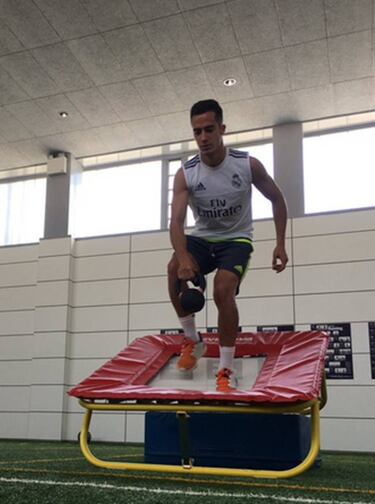 Lucas Vázquez: "Trabajando para estar al 100% en Milán"