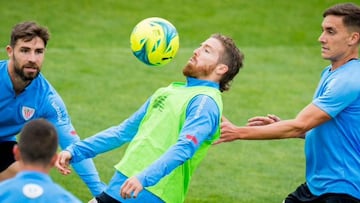 Muniain con Yeray y Petxarroman.