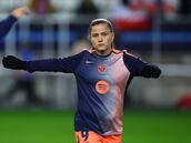 La goleadora Pina ante el Madrid CFF