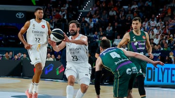 Sergio Llull, en su 18ª fase final de la Copa ACB.