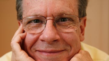 Ed Diener, a professor of psychology at the University of Illinois and the co-author of the book "Happiness: Unlocking the Mysteries of Psychological Wealth," poses for a portrait at his home in Salt Lake City, Utah, October 1, 2008. (Photo by Beth Schlanker/Chicago Tribune/Tribune News Service via Getty Images)