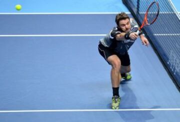 Stanislas Wawrinka venció a Marin Cilic en parciales de 6-3, 4-6, 6-3. El encuentro cerró el Grupo A del Masters de Londres. 