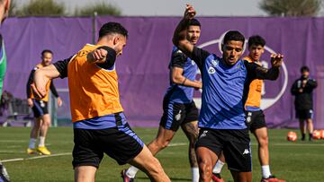 02/04/25 REAL VALLADOLID ENTRENAMIENTO
Amallah y Henrique Silva