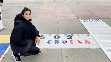 Garbiñe Muguruza: "Todos estamos contigo, Venezuela"