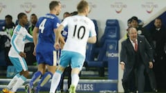 Okazaki upstages Benítez as Leicester City march on