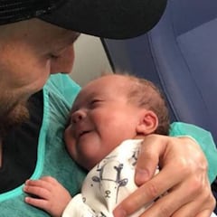 El emotivo mensaje de Silva junto a su hijo tras ganar la Premier