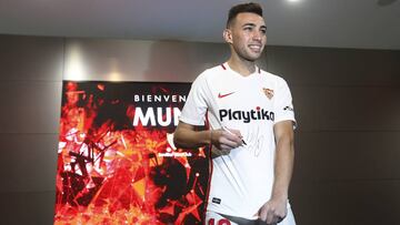 14/01/19 PRESENTACION DE MUNIR COMO NUEVO JUGADOR DEL SEVILLA