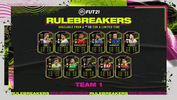 Rulebreakers en FUT FIFA 21: qué es, fechas y todas las cartas especiales confirmadas