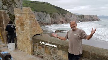 El chef Karlos Argui&ntilde;ano visit&oacute; el set de rodaje de Juego de tronos en Zumaia.