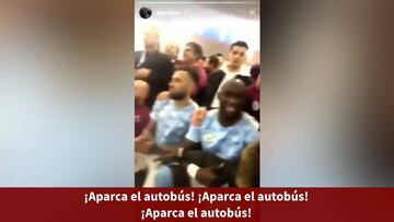 Man City savour Spurs win with "Park the bus" chant