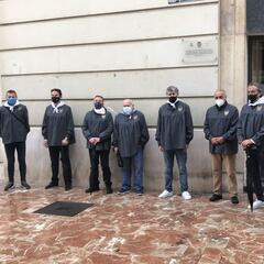 Las leyendas del Valencia celebran el 102 cumpleaños con una marcha cívica