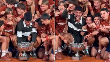 Alcaraz celebrates Roland Garros victory with crazy moment alongside ball kids!