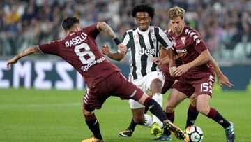 Cuadrado sale ovacionado al 62' en la goleada de la Juve