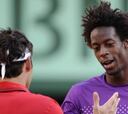 Roger Federer acaba con el último francés, Gael Monfils