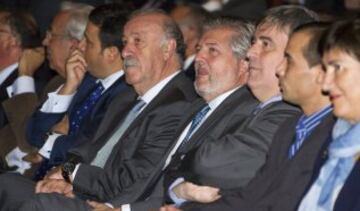 Vicente del Bosque fue uno de los asistentes de la entrega de premios. 