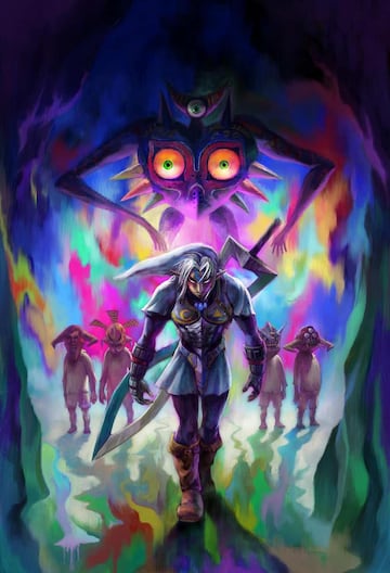 Ilustración - The Legend of Zelda: Majora&#039;s Mask 3D (3DS)