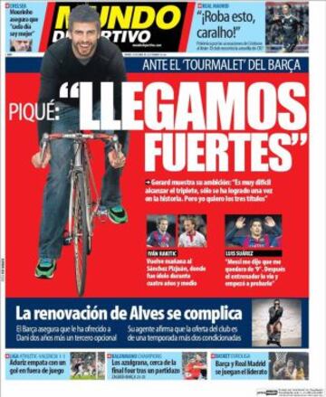 Portadas de la prensa deportiva