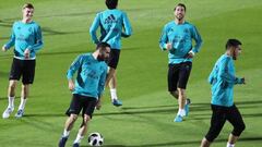 El Madrid se entrena con todos antes de iniciar el Mundialito