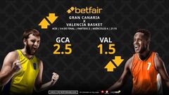 Gran Canaria vs. Valencia Basket (partido 2): horario, dónde ver, pronósticos, estadísticas y cuadro