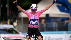 Van Vleuten celebra su segunda victoria en el Giro Donne 2023.