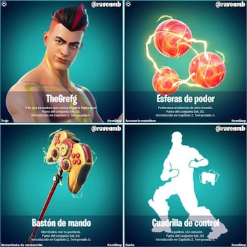 Estos son todos los objetos de TheGrefg en Fortnite