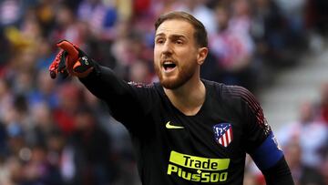 Oblak, durante el partido contra el Legan&eacute;s.