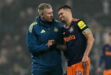 Why isn’t Bruno Guimarães playing for Newcastle against Barcelona today?