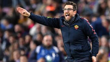 Di Francesco reivindica el trabajo hecho para parar a Messi