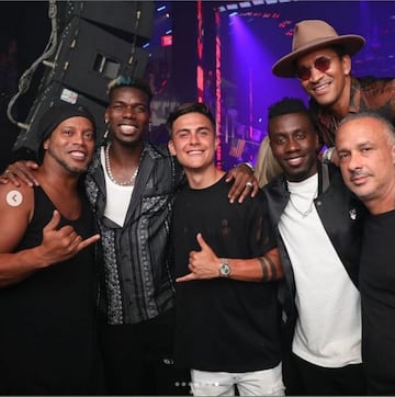 Ronaldinho, Pogba, Dybala y Matuidi.