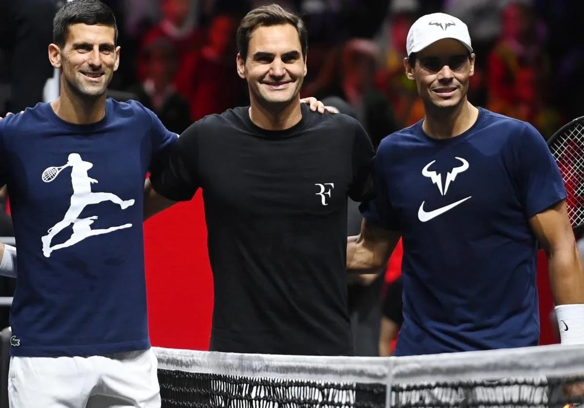 Djokovic, Federer y Nadal.