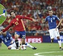 Isco recordó al mejor Iniesta ante Italia