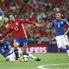 Isco recordó al mejor Iniesta