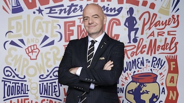 Infantino habló del fútbol femenino.