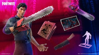 Ash Williams de Evil Dead llega a Fortnite: consigue ya su skin