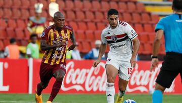 Tolima empata con Sao Paulo en el debut de Juan Cruz Real