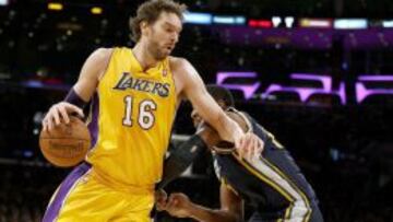 Pau Gasol fue el artífice del triunfo ante los Jazz.