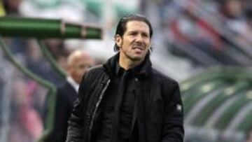Simeone, en el Martínez Valero.