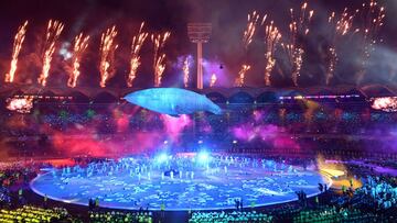 Un momento de la Ceremonia Inaugural de los Juegos de la Commonwealt en Gold Coast.