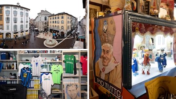 Gasperini, presente en todos los rincones de Bérgamo.