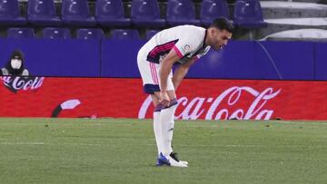 17/06/2020. Jornada 29 de LaLiga Santander, Estadio Jos&Atilde;&copy; Zorrilla. Real Valladolid - RC VALENCIA
 GOL DEL VALENCIA